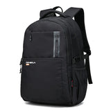 Men's Travel Backpack Solid School Bag