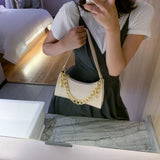 Crocodile Pattern Shoulder Bag Fashionable Diagonal Bag Women's Bags