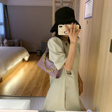 Crocodile Pattern Shoulder Bag Fashionable Diagonal Bag Women's Bags