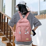 Women's Large Capacity Backpack Casual Schoolbags Laptop Knapsack