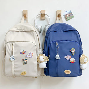 Women's Large Capacity Backpack Casual Schoolbags Laptop Knapsack