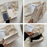 Women's Small Totes Bag with Silk Ribbon