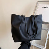 PU Leather Women Shoulder Bags Big Size Multifunction Shopping Handbags