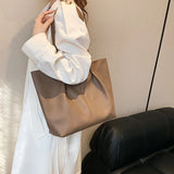 PU Leather Women Shoulder Bags Big Size Multifunction Shopping Handbags