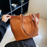 PU Leather Women Shoulder Bags Big Size Multifunction Shopping Handbags