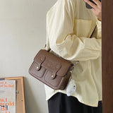 Solid Shoulder Bag High-capacity Portable Pack