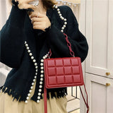 Women's Chain Quilted Shoulder Bag Crossbody Style Sac