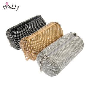 Vintage Sequined Clutch Wedding Purse Bride Bag