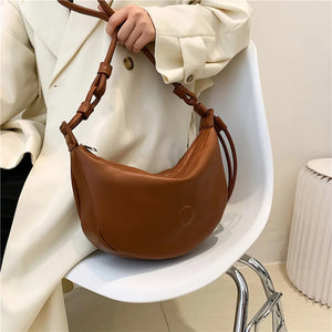 Vintage Small Hobo Bag PU Leather Shoulder Crossbody Purse Handbags for Women