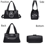 Vintage Women Leather Handbags Soft Leather Female Crossbody Shoulder Bags