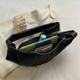 Vintage Brown Women Underarm Bag Messenger Shoulder Dumpling Bag