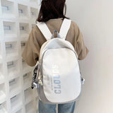 Waterproof Nylon Women Backpack Female Students Schoolbag