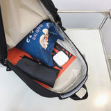 Waterproof Nylon Women Backpack - Japanese Students Schoolbag