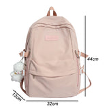 Waterproof Nylon Women Backpacks Multi-Pocket Female Rucksack