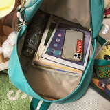 Waterproof Nylon Women Backpacks Multi-Pocket Female Rucksack