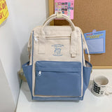 Waterproof Nylon Women's Backpack Japanese Style Schoolbag