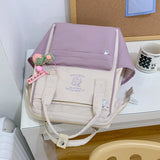 Waterproof Nylon Women's Backpack Japanese Style Schoolbag
