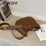 Winter Pu Leather Women'S Shoulder Bag Casual Crossbody Bags