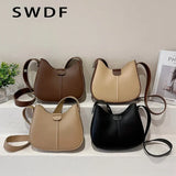 Winter Pu Leather Women'S Shoulder Bag Casual Crossbody Bags