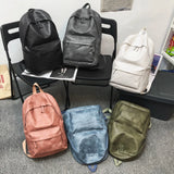 Women Backpack PU Leather Rucksack School Bags for Teenage Girls Boys
