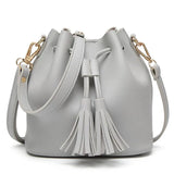 Women Bag Bucket Bag PU Leather Shoulder Bags Ladies Crossbody Messenger Bags