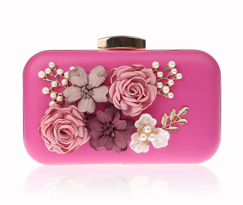 Pink Wedding Clutch Bag Royal Evening Purse WY148