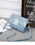 Denim Shoulder Bags Small Casual Book Bags Travel Jeans Bags for Women