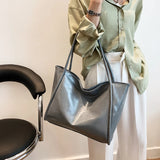 Women PU Leather Handbags Soft Shoulder Top