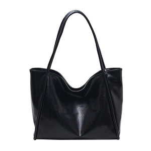 Women PU Leather Handbags Soft Shoulder Top