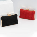 Women's Diamond Evening Clutch Bag Wedding Party Chain Wallet