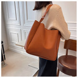 Women Handbags Famous Shoulder Bags Large Capacity Leather