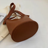 Women Shoulder Bags PU Leather Daily Bucket Fashionable Multi-function