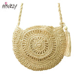 Hollow Out Woven Women Messenger Bag Single Shoulder Crossbody
