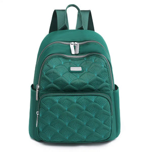 Multi-Layer Nylon Backpack for Teen Girls