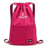 Women's Drawstring Backpack Large Capacity Multi-Pocket Outdoor Travel Bag