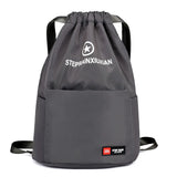 Women's Drawstring Backpack Large Capacity Multi-Pocket Outdoor Travel Bag