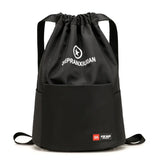 Women's Drawstring Backpack Large Capacity Multi-Pocket Outdoor Travel Bag