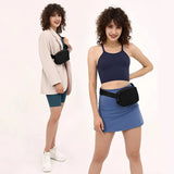 Women Waist Fanny Pack Chest Bag with Zipper