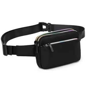 Women Waist Bag Chest Bag Zipper Fanny Pack