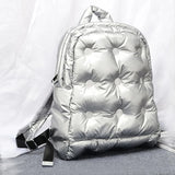 Women Winter Space Cotton Backpack Large Capacity School Bag