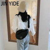Women's Saddle Bag Pu Diagonal Handbag