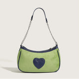 Plush Shoulder Bag Suede Chain Retro Tote Underarm Handbag Women's Bags