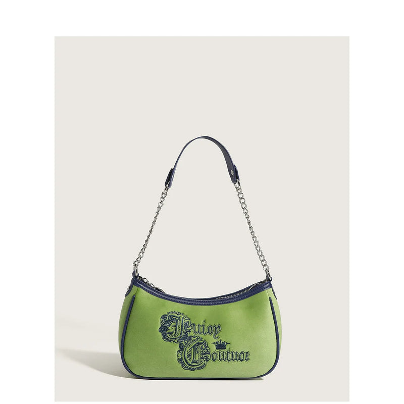 Plush Shoulder Bag Suede Chain Retro Tote Underarm Handbag Women's Bags