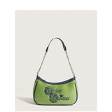 Plush Shoulder Bag Suede Chain Retro Tote Underarm Handbag Women's Bags