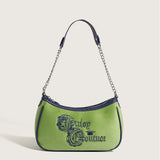 Plush Shoulder Bag Suede Chain Retro Tote Underarm Handbag Women's Bags