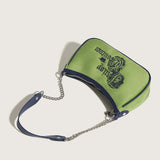 Plush Shoulder Bag Suede Chain Retro Tote Underarm Handbag Women's Bags