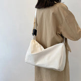 Retro PU Leather Shoulder Bag Large Capacity Casual Women Handbag