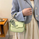 Small Leather Shoulder Bag for Women Crossbody Purse Handbag Underarm Bag