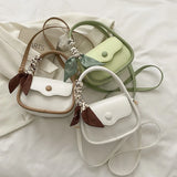 Small Leather Shoulder Bag for Women Crossbody Purse Handbag Underarm Bag