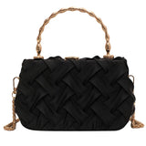 Women's Woven Chain One Shoulder Crossbody Bag Handbag Versatile Work